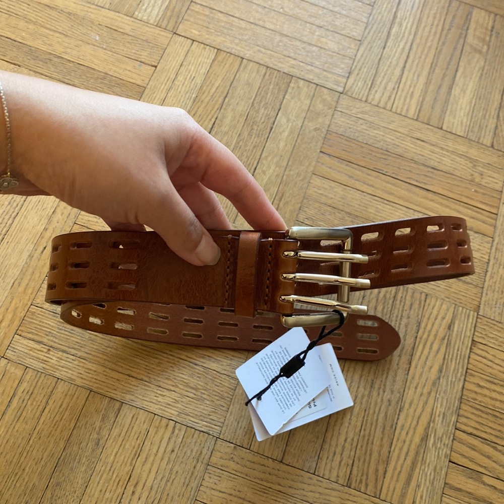 new Reiss leather belt onesize